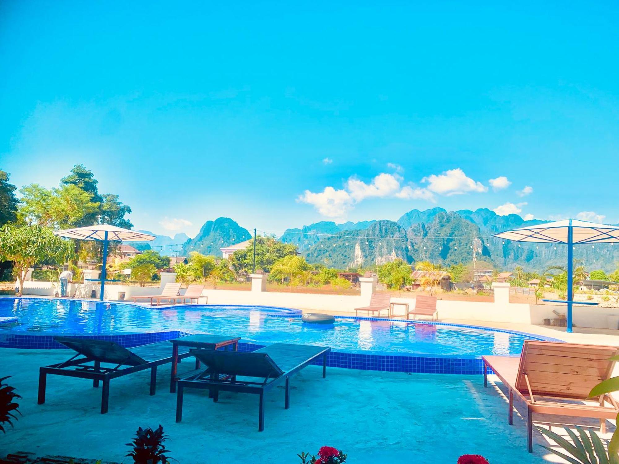 Garden Resort Ванг Виенг Екстериор снимка